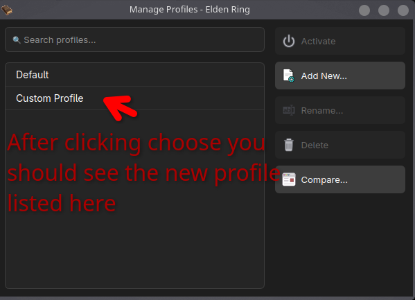 Profile Created